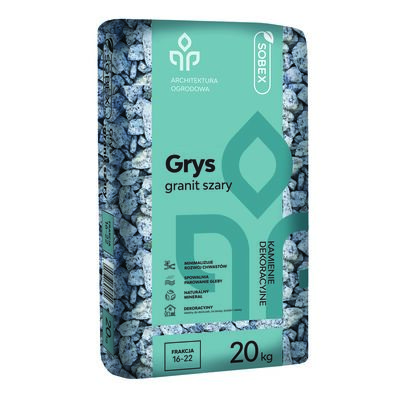 Grys granit szary 20 kg (16-22) Sobex