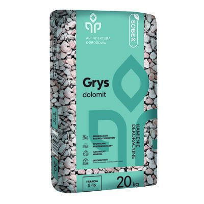 Grys dolomit multikolor 20 kg (8-16) Sobex