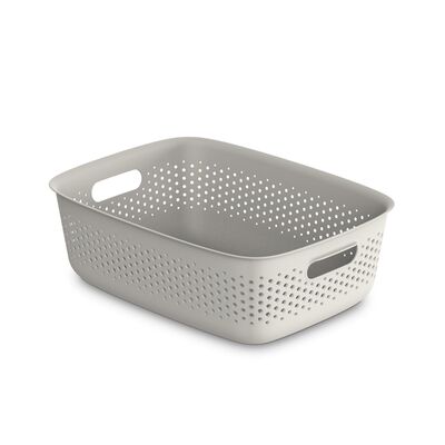 POJEMNIK OPENSTORE  39X29X13CM 10L BEŻOWY (5510)