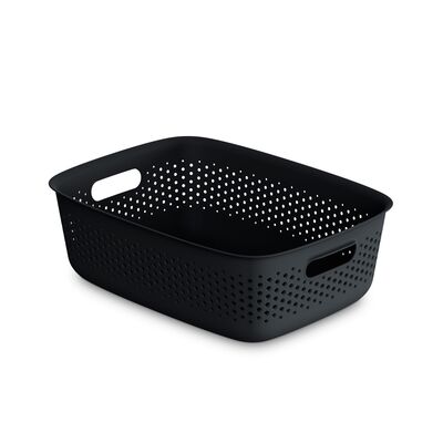 POJEMNIK OPENSTORE  39X29X13CM 10L CZARNY (5510)