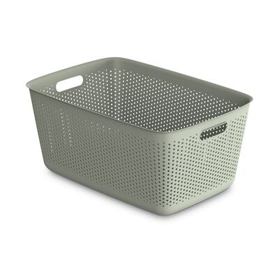 Pojemnik OpenStore 45 l Basket sage green 58 x 39,5 x 26,5 cm szałwiowy