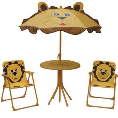 Zestaw mebli dziecięcych lew żółty
