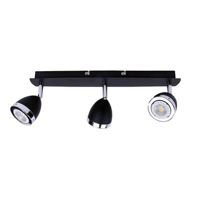 Lampa spot potrójny Calasa GU10 czarny/chrom