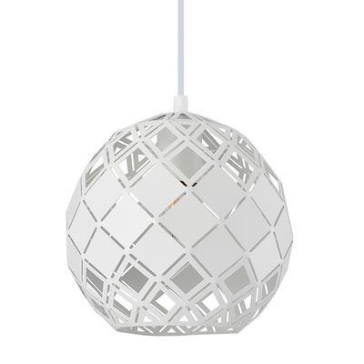 Lampa wisząca Paulela 1 x E27 biały
