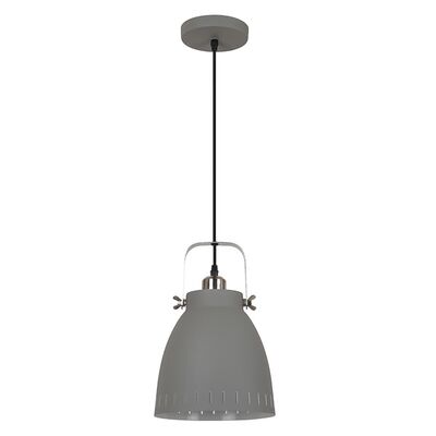Lampa wisząca Franklin 1 x E27 szary piaskowany