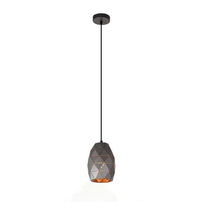 Lampa wisząca Harley E27 grafitowy/szampański