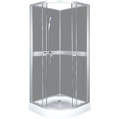 Kabina natryskowa Classic 90 grey z baterią natryskową EC 04