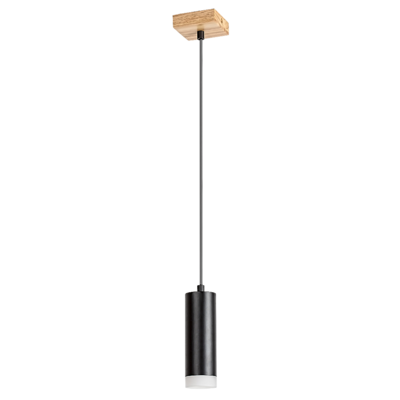 Lampa wisząca Toras GU10 1 x 5 W dąb/czarny