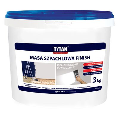 Gotowa masa szpachlowa FINISH akrylowa 3 kg TYTAN PROFESSIONAL