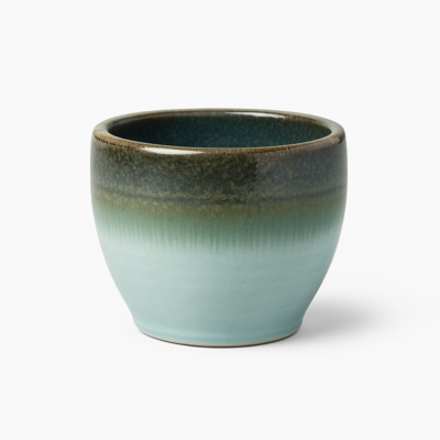 Donica ceramiczna szkliwiona Ombre Low 36 x 26 cm