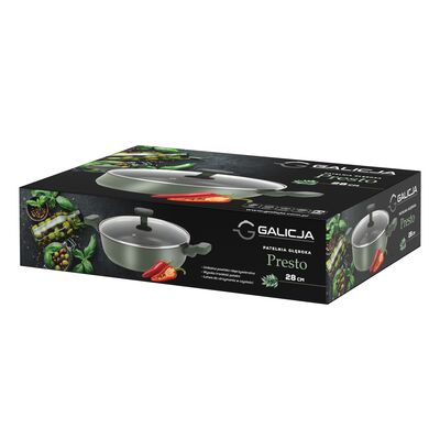 Patelnia głęboka PRESTO 28 cm zielona