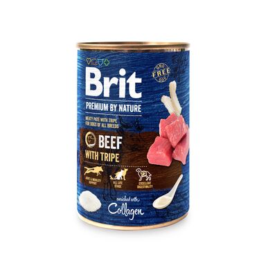 Karma mokra dla psa Beef  Tripe 400 g Brit Premium by Nature