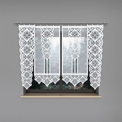 Firana panelowa Klaudia 120 x 60 cm biały