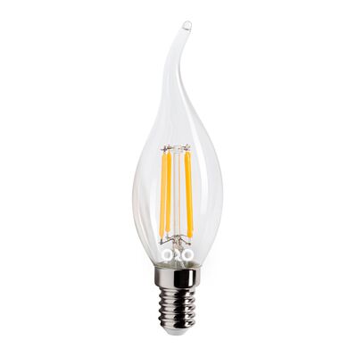 Żarówka LED ORO-E14-C35-FL-CLARO-FLAMI-6W-WW