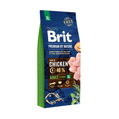 Karma dla psa Adult XL 15 kg + karma mokra Beef  Tripe 6x400 g Brit Premium by Nature