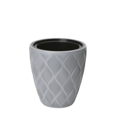 Doniczka Flow 30 cm platyna