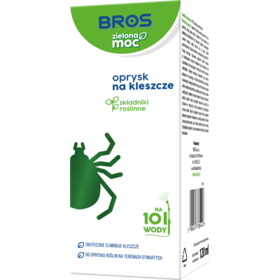 Oprysk na kleszcze Zielona Moc 120 ml BROS