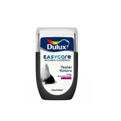 Farba Dulux EasyCare Kuchnia i Łazienka tester - biały skandynawski