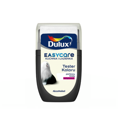 Farba Dulux EasyCare Kuchnia i Łazienka tester - perłowy biały