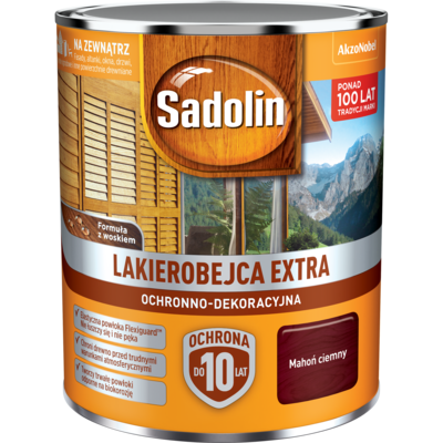Lakierobejca Ochronno-Dekoracyjna Extra Ciemny Mahoń 0,75 l Sadolin