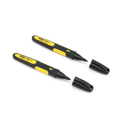 Marker XL czarny wodoodporny i olejoodporny 2 sztuki Stanley FATMAX