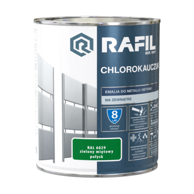 Emalia chlorokauczukowa zielony miętowy 0,75 l RAFIL