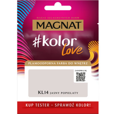 Farba #Kolor Love TESTER KL14 jasny popielaty 25 ml Magnat
