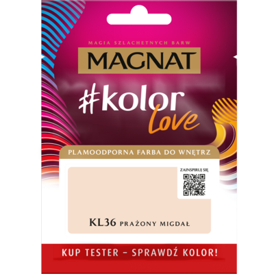Farba #Kolor Love TESTER KL36 prażony migdał 25 ml Magnat