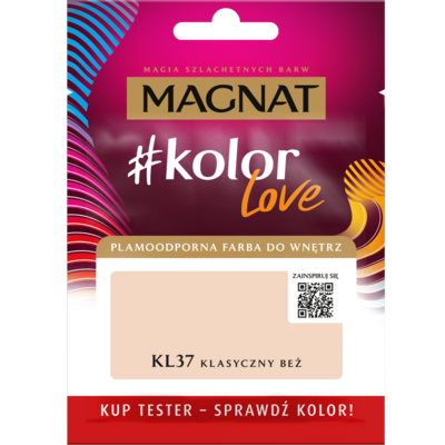 Farba #Kolor Love TESTER KL37 klasyczny beż 25 ml Magnat