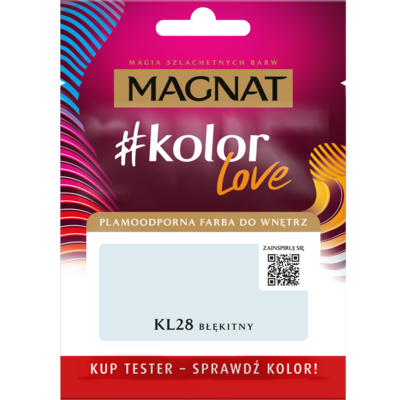 Farba #Kolor Love TESTER KL28 błękitny 25 ml Magnat
