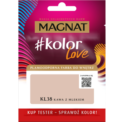 Farba #Kolor Love TESTER KL38 kawa z mlekiem 25 ml Magnat