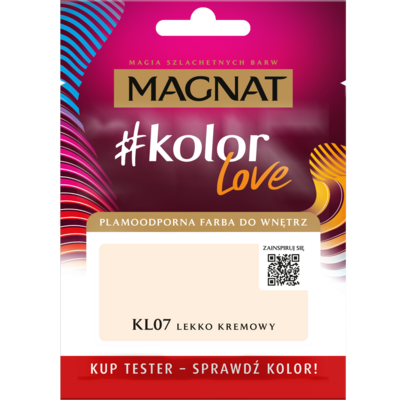 Farba #Kolor Love TESTER KL07 lekko kremowy 25 ml Magnat
