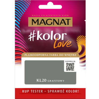 Farba #Kolor Love TESTER KL20 grafitowy 25 ml Magnat