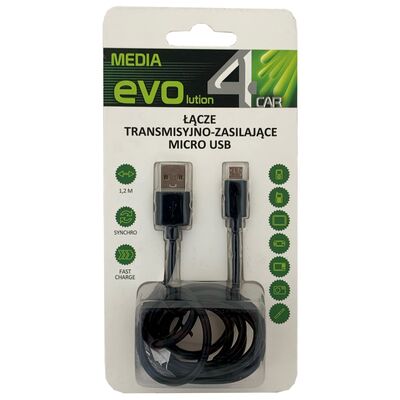 Łącze transmisyjno-zasilające MICRO USB 4Car