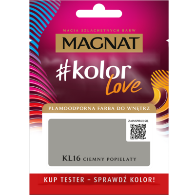 Farba #Kolor Love TESTER KL16 ciemny popiel 25 ml Magnat