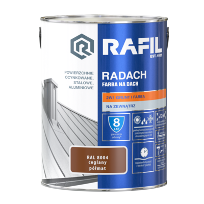 Farba na dach Radach ceglany 5 l RAFIL