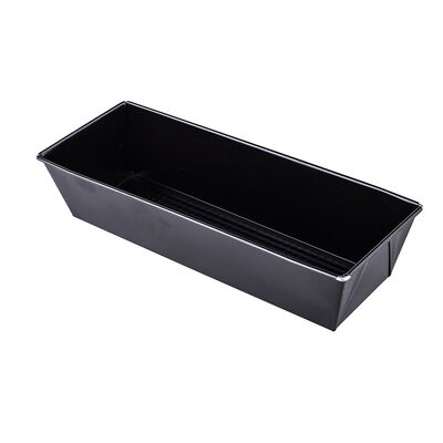 Keksówka 39 x 11 x 7,5 cm fakturowana czarna