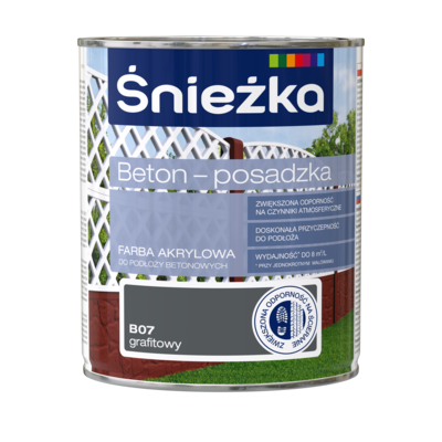Farba Beton-Posadzka grafitowy 0,8 l Śnieżka