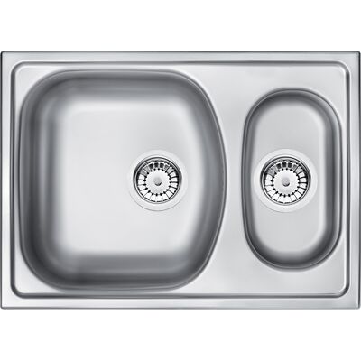 Zlewozmywak XYLO SATYNA 1,5K B/O 620 x 440 x 150 mm 3,5
