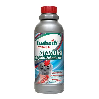 Granulki do udrożniania rur i syfonów 425 g LUDWIK