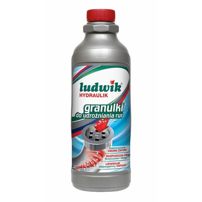 Granulki do udrożniania rur i syfonów 850 g LUDWIK