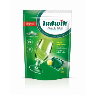 Kapsułki do zmywarek All in one 10 szt 203 g LUDWIK