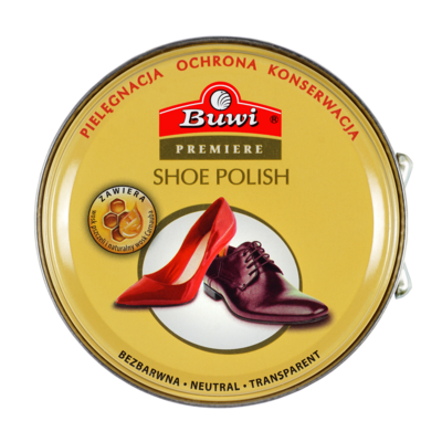 Pasta do obuwia bezbarwna 40 ml Buwi Premiere