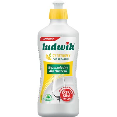 Płyn do mycia naczyń cytrynowy 450 g Ludwik