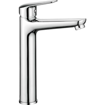 Bateria umywalkowa Boro chrom z podwyższonym korpusem