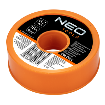 Taśma uszczelniająca do rur 15 m x 19 mm x 0.2 mm NEO