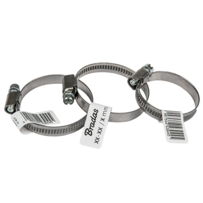 Opaska ślimakowa nierdzewna 25 - 40 mm BRADAS