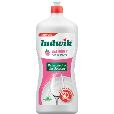 Płyn do mycia naczyń malinowy 1,35 kg Ludwik