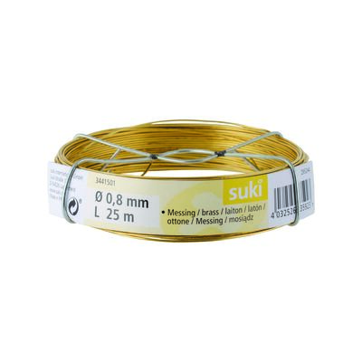 Drut mosiądz 0,8 mm 50 GRAM