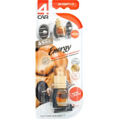 Zapach w płynie na wloty WOOD CLIP IT energy 5 ml 4Car